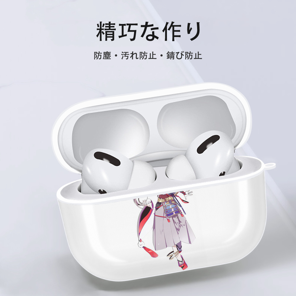 刀剣乱舞 Touken Ranbu 【AirPods Pro用】ハードシェル保護ケース 耐衝撃・防指紋・カラビナ付き商品仕様