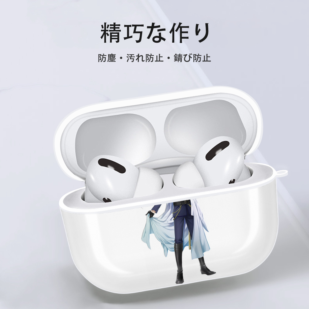刀剣乱舞 Touken Ranbu 【AirPods Pro用】ハードシェル保護ケース 耐衝撃・防指紋・カラビナ付き商品仕様