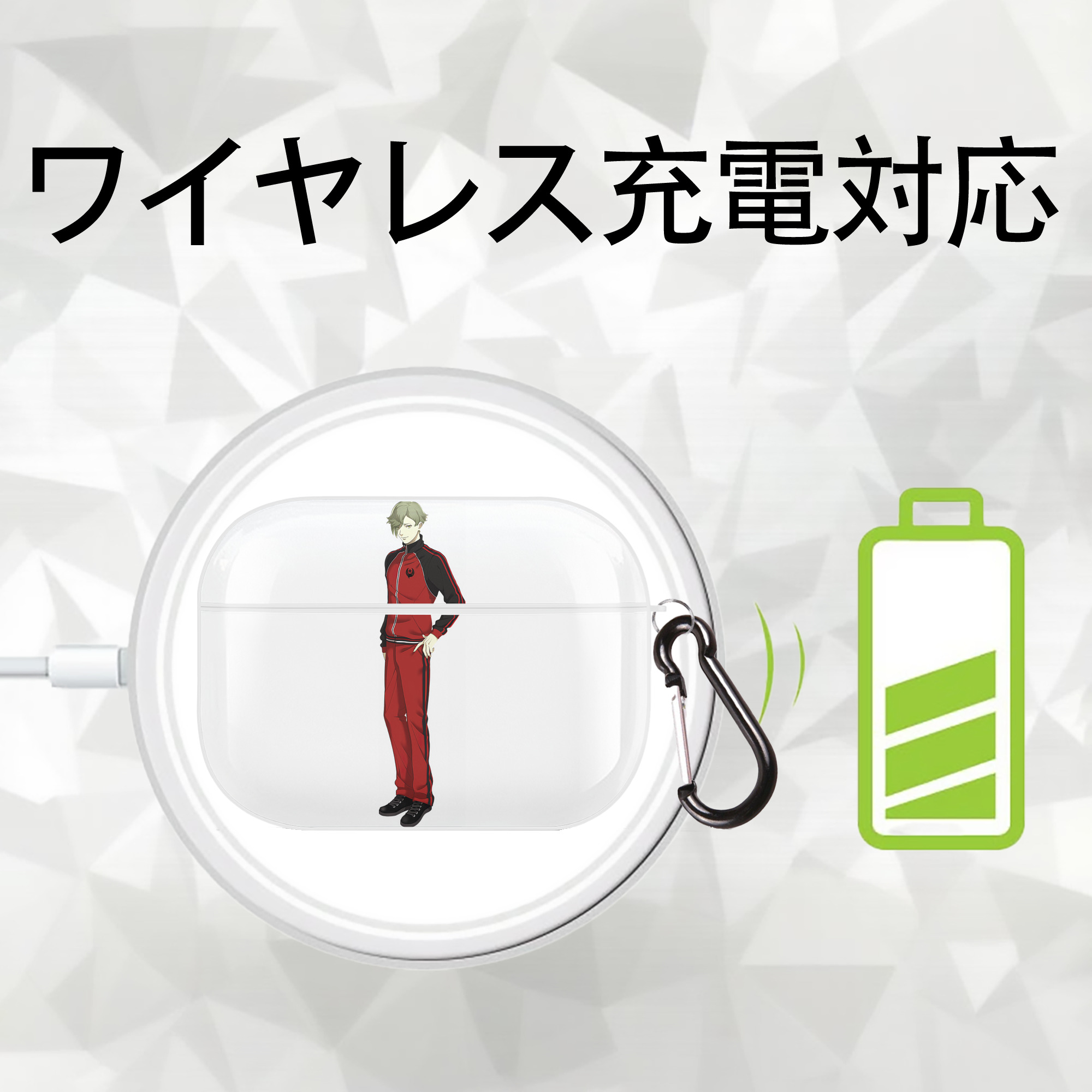 刀剣乱舞 Touken Ranbu 【AirPods Pro用】ハードシェル保護ケース 耐衝撃・防指紋・カラビナ付き商品仕様