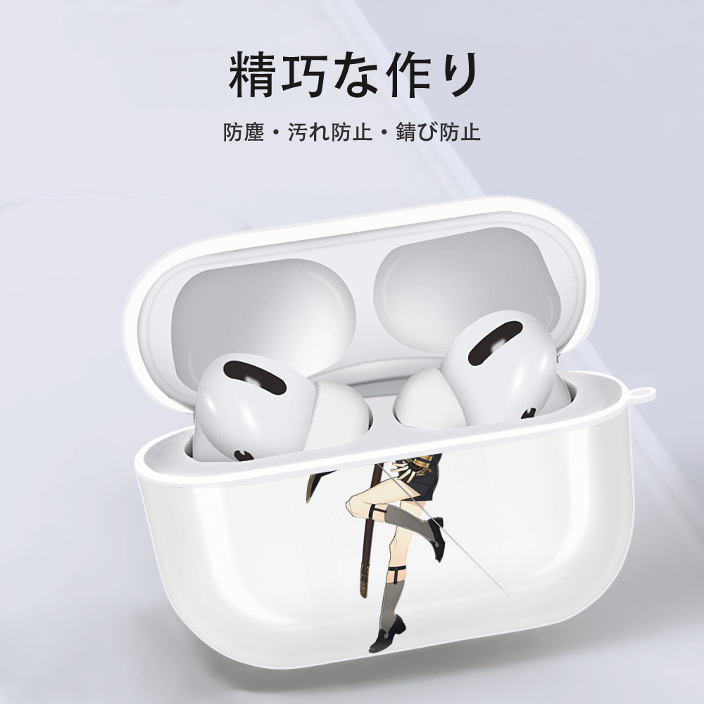 刀剣乱舞 Touken Ranbu 【AirPods Pro用】ハードシェル保護ケース 耐衝撃・防指紋・カラビナ付き商品仕様