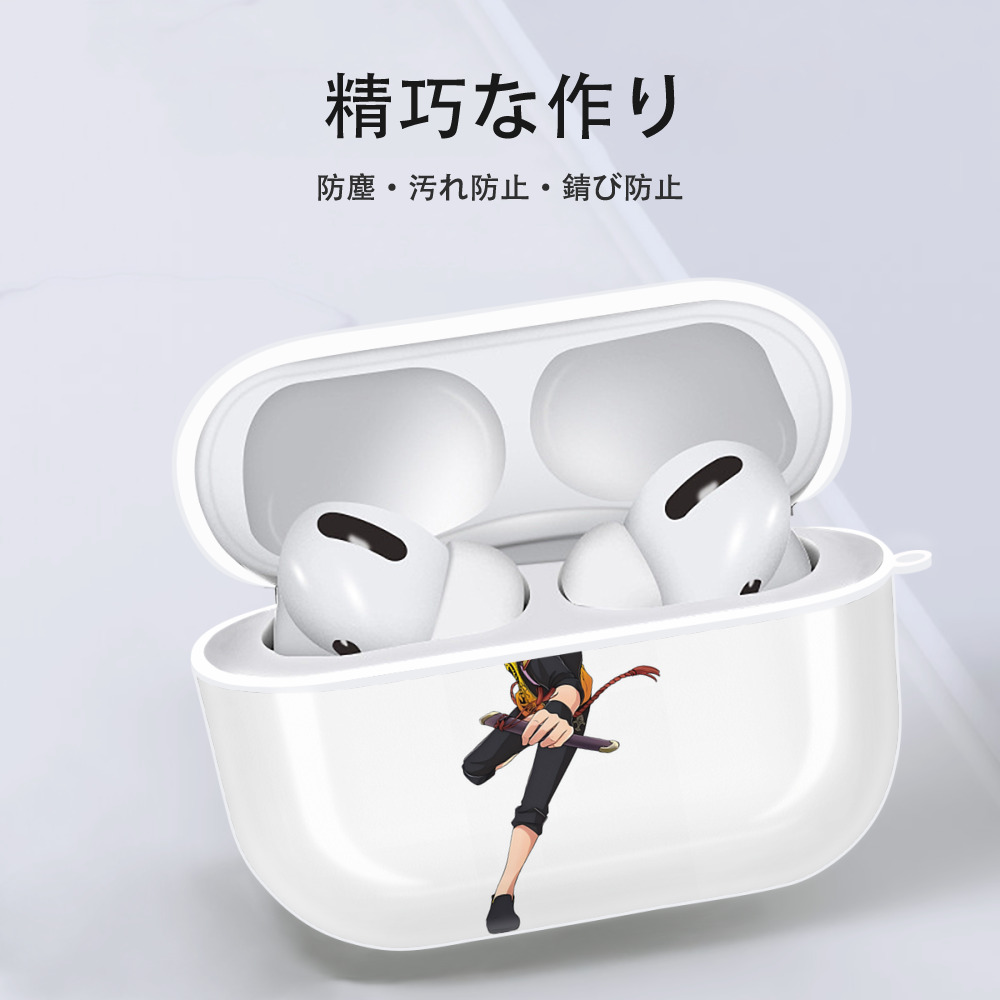 刀剣乱舞 Touken Ranbu 【AirPods Pro用】ハードシェル保護ケース 耐衝撃・防指紋・カラビナ付き商品仕様
