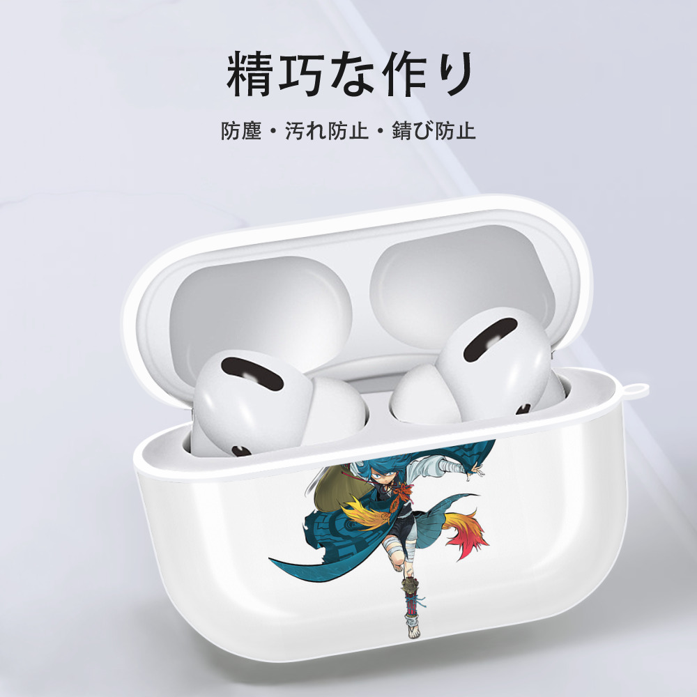刀剣乱舞 Touken Ranbu 【AirPods Pro用】ハードシェル保護ケース 耐衝撃・防指紋・カラビナ付き商品仕様