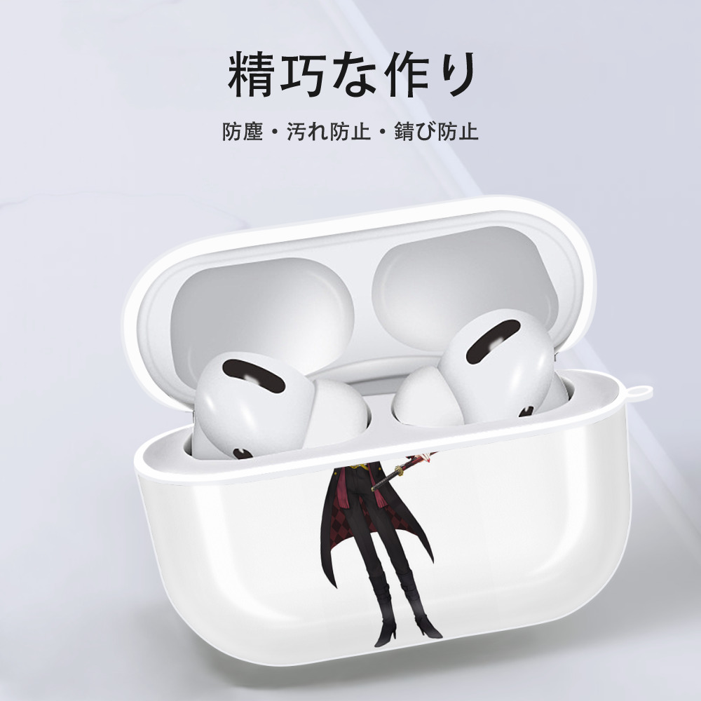 刀剣乱舞 Touken Ranbu 【AirPods Pro用】ハードシェル保護ケース 耐衝撃・防指紋・カラビナ付き商品仕様