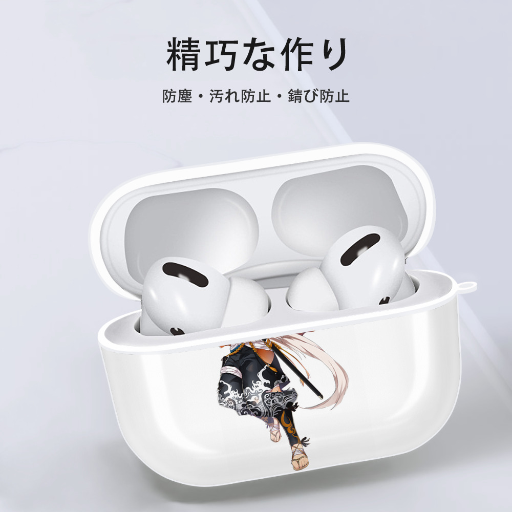刀剣乱舞 Touken Ranbu 【AirPods Pro用】ハードシェル保護ケース 耐衝撃・防指紋・カラビナ付き商品仕様