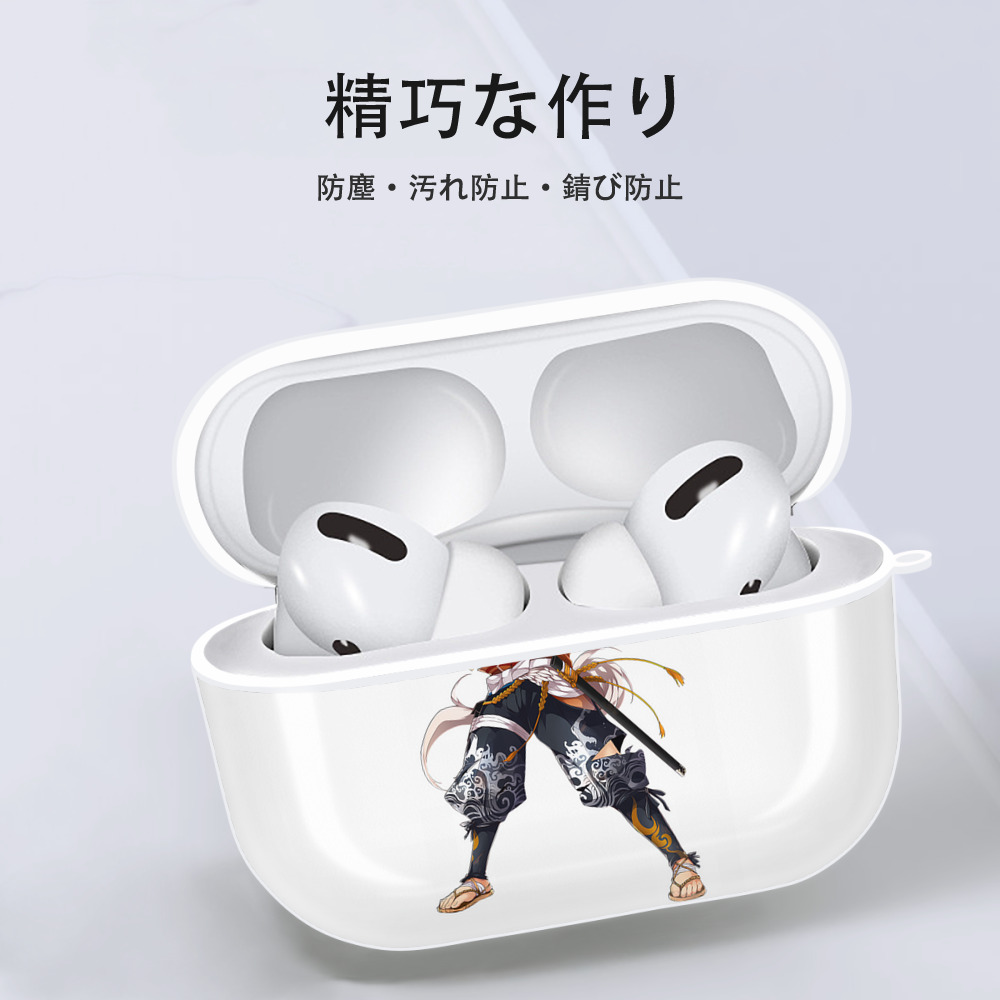 刀剣乱舞 Touken Ranbu 【AirPods Pro用】ハードシェル保護ケース 耐衝撃・防指紋・カラビナ付き商品仕様