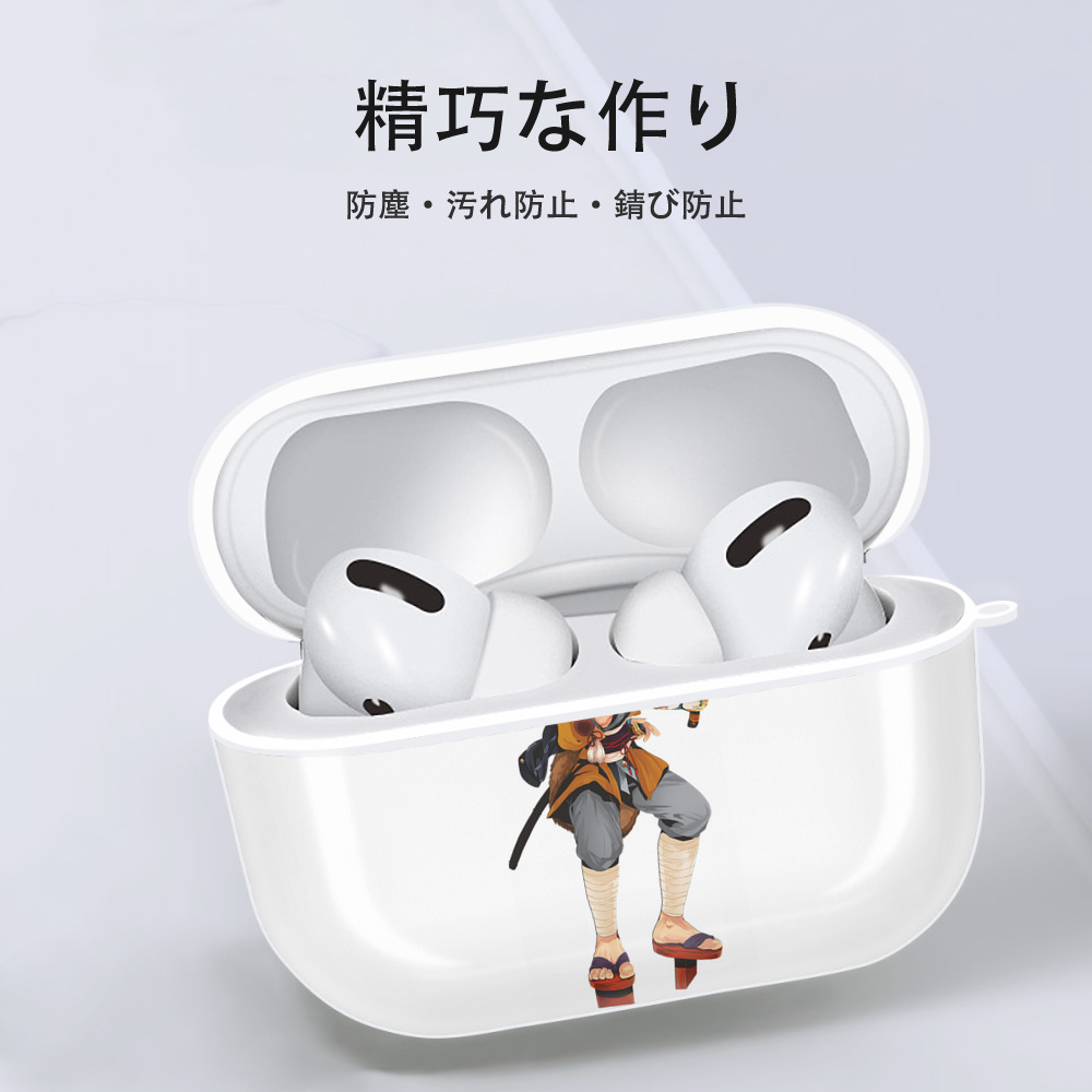 刀剣乱舞 Touken Ranbu 【AirPods Pro用】ハードシェル保護ケース 耐衝撃・防指紋・カラビナ付き商品仕様