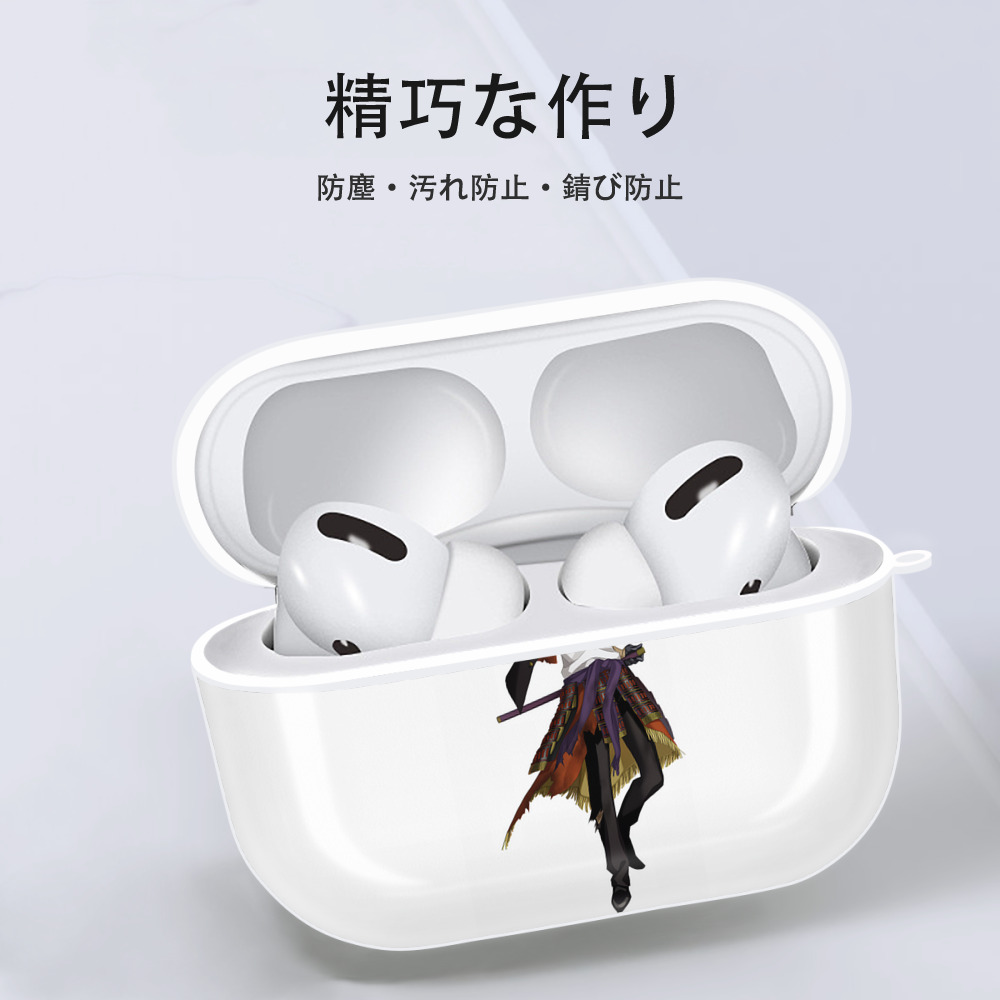 刀剣乱舞 Touken Ranbu 【AirPods Pro用】ハードシェル保護ケース 耐衝撃・防指紋・カラビナ付き商品仕様