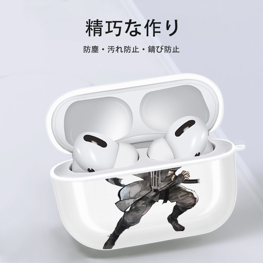 刀剣乱舞 Touken Ranbu 【AirPods Pro用】ハードシェル保護ケース 耐衝撃・防指紋・カラビナ付き商品仕様