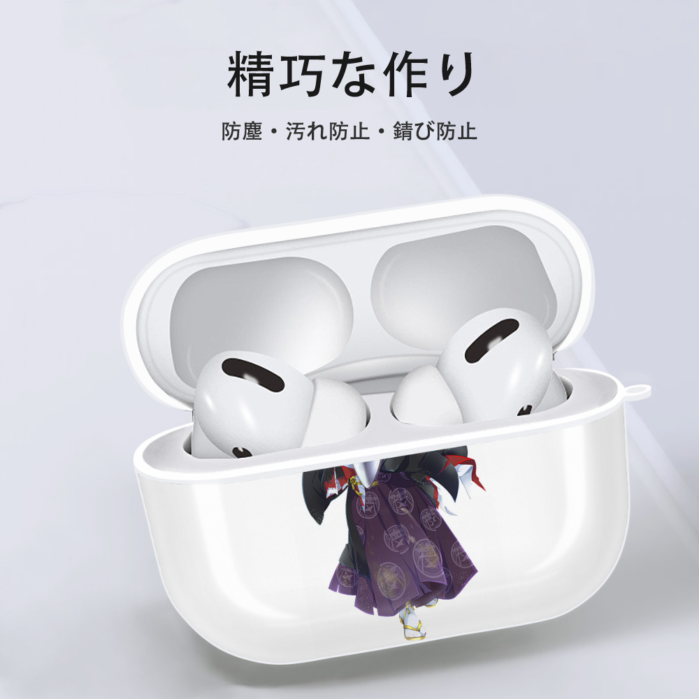刀剣乱舞 Touken Ranbu 【AirPods Pro用】ハードシェル保護ケース 耐衝撃・防指紋・カラビナ付き商品仕様