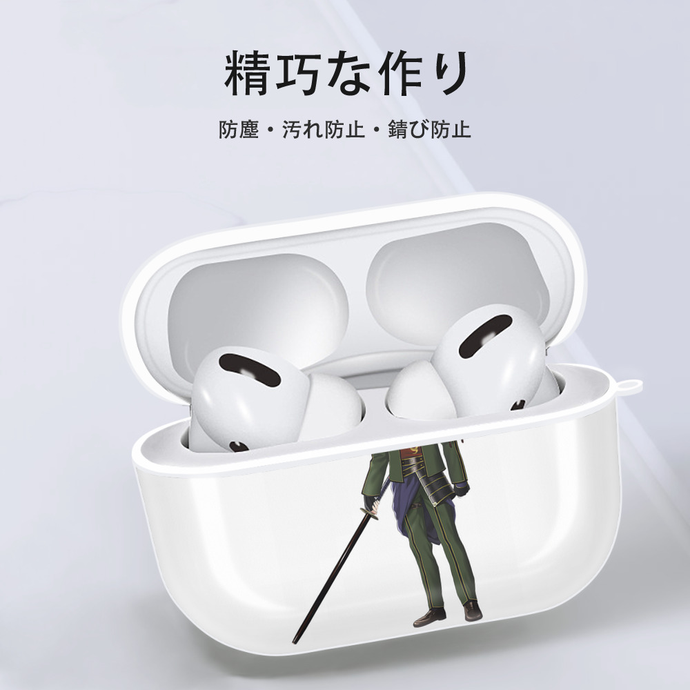 刀剣乱舞 Touken Ranbu 【AirPods Pro用】ハードシェル保護ケース 耐衝撃・防指紋・カラビナ付き商品仕様