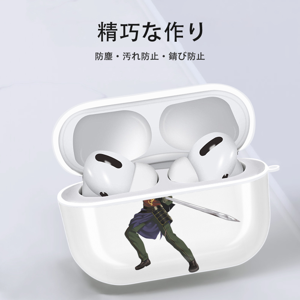 刀剣乱舞 Touken Ranbu 【AirPods Pro用】ハードシェル保護ケース 耐衝撃・防指紋・カラビナ付き商品仕様