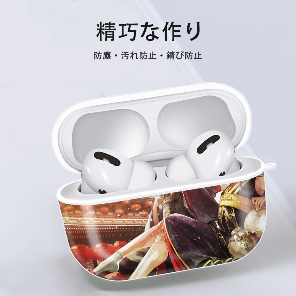 刀剣乱舞 Touken Ranbu 【AirPods Pro用】ハードシェル保護ケース 耐衝撃・防指紋・カラビナ付き商品仕様