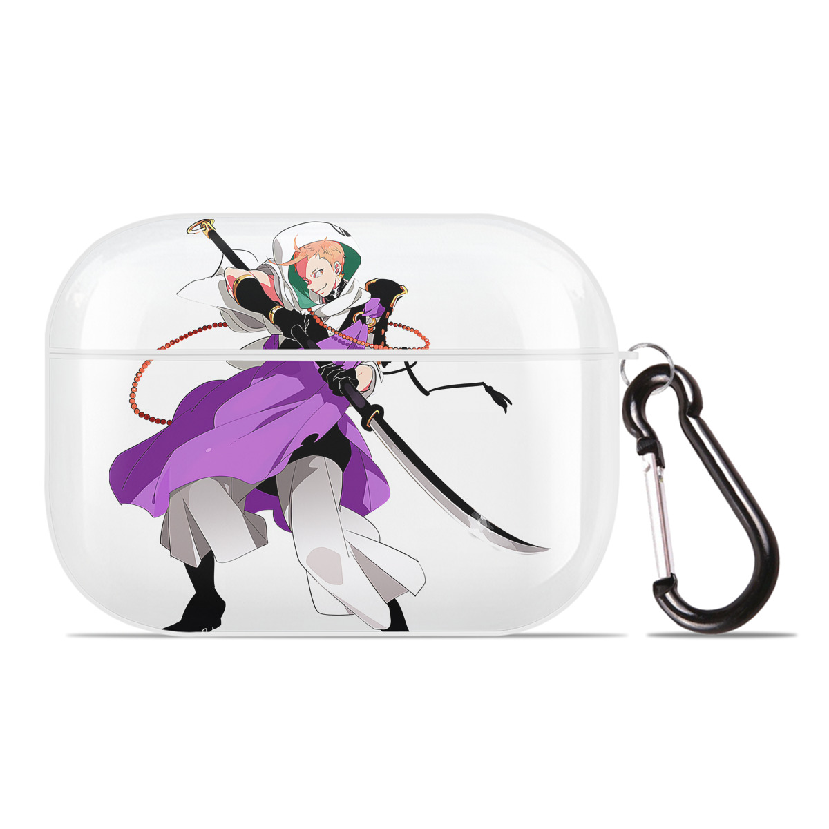 （画像用） 刀剣乱舞 Touken Ranbu 【AirPods Pro用】ハードシェル保護ケース 耐衝撃・防指紋・カラビナ付き商品仕様