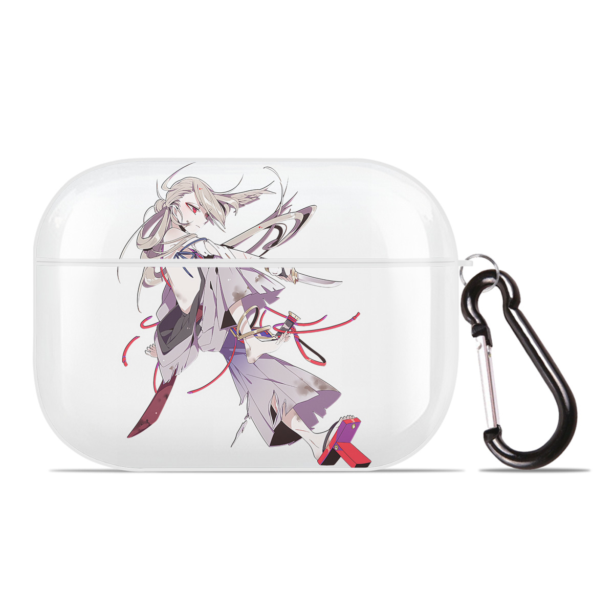 （画像用） 刀剣乱舞 Touken Ranbu 【AirPods Pro用】ハードシェル保護ケース 耐衝撃・防指紋・カラビナ付き商品仕様