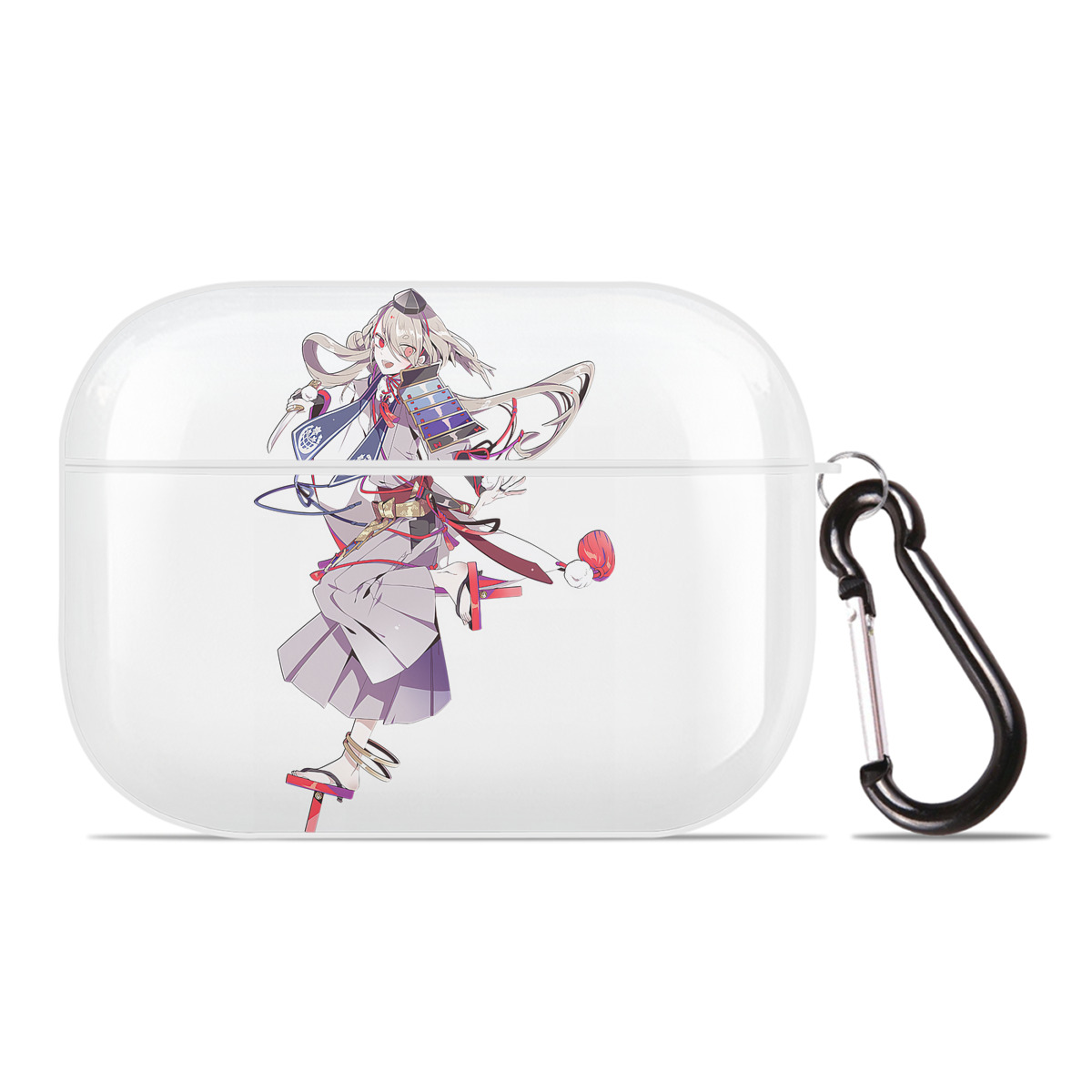 （画像用） 刀剣乱舞 Touken Ranbu 【AirPods Pro用】ハードシェル保護ケース 耐衝撃・防指紋・カラビナ付き商品仕様