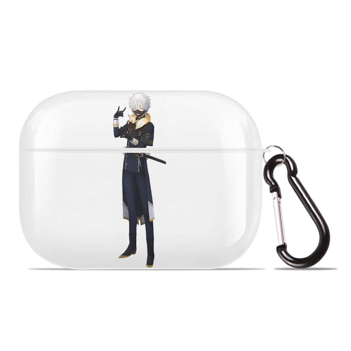 （画像用） 刀剣乱舞 Touken Ranbu 【AirPods Pro用】ハードシェル保護ケース 耐衝撃・防指紋・カラビナ付き商品仕様