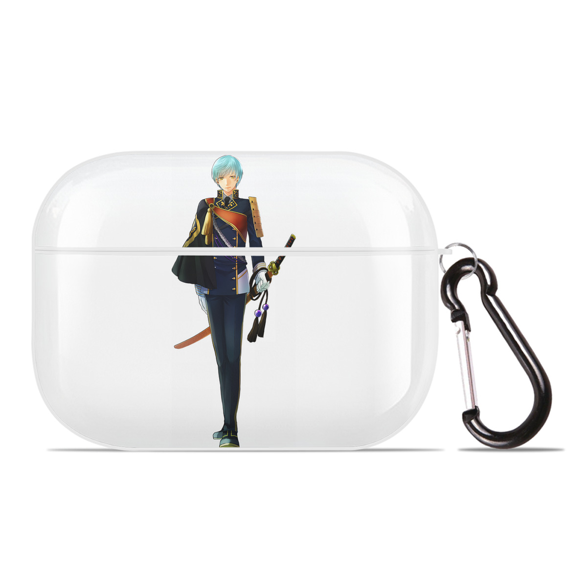 （画像用） 刀剣乱舞 Touken Ranbu 【AirPods Pro用】ハードシェル保護ケース 耐衝撃・防指紋・カラビナ付き商品仕様