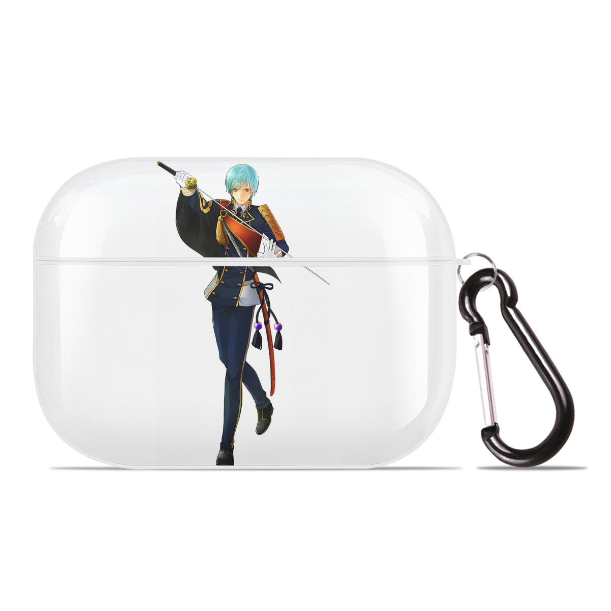（画像用） 刀剣乱舞 Touken Ranbu 【AirPods Pro用】ハードシェル保護ケース 耐衝撃・防指紋・カラビナ付き商品仕様