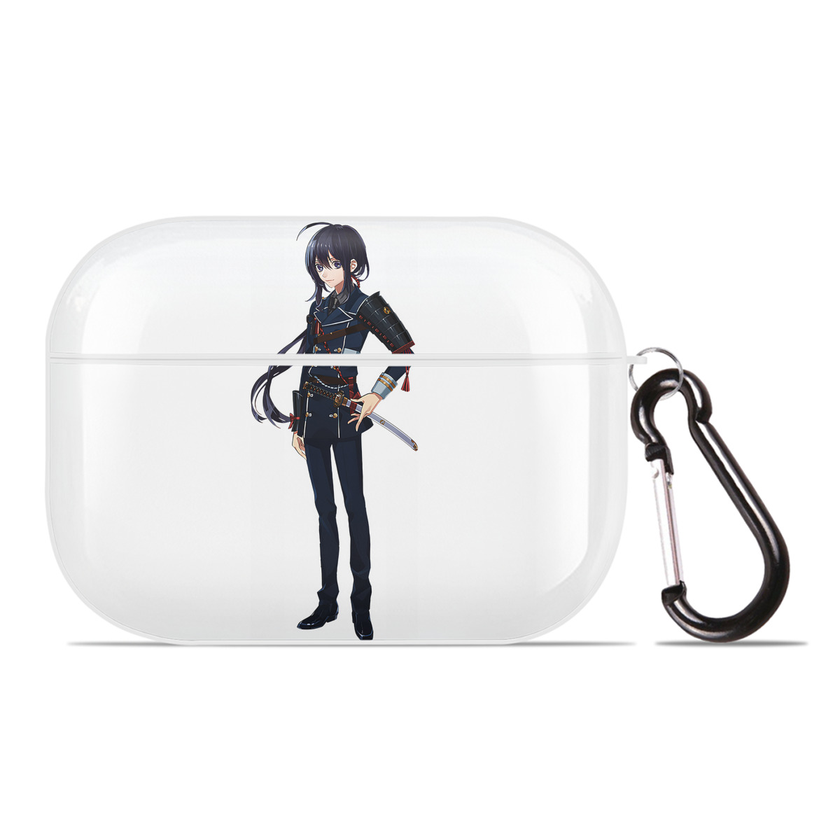 （画像用） 刀剣乱舞 Touken Ranbu 【AirPods Pro用】ハードシェル保護ケース 耐衝撃・防指紋・カラビナ付き商品仕様