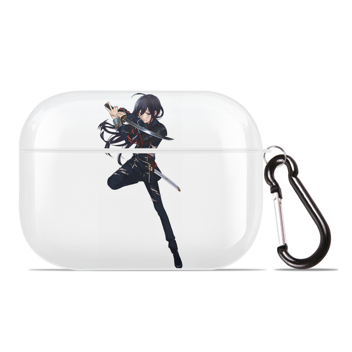 （画像用） 刀剣乱舞 Touken Ranbu 【AirPods Pro用】ハードシェル保護ケース 耐衝撃・防指紋・カラビナ付き商品仕様