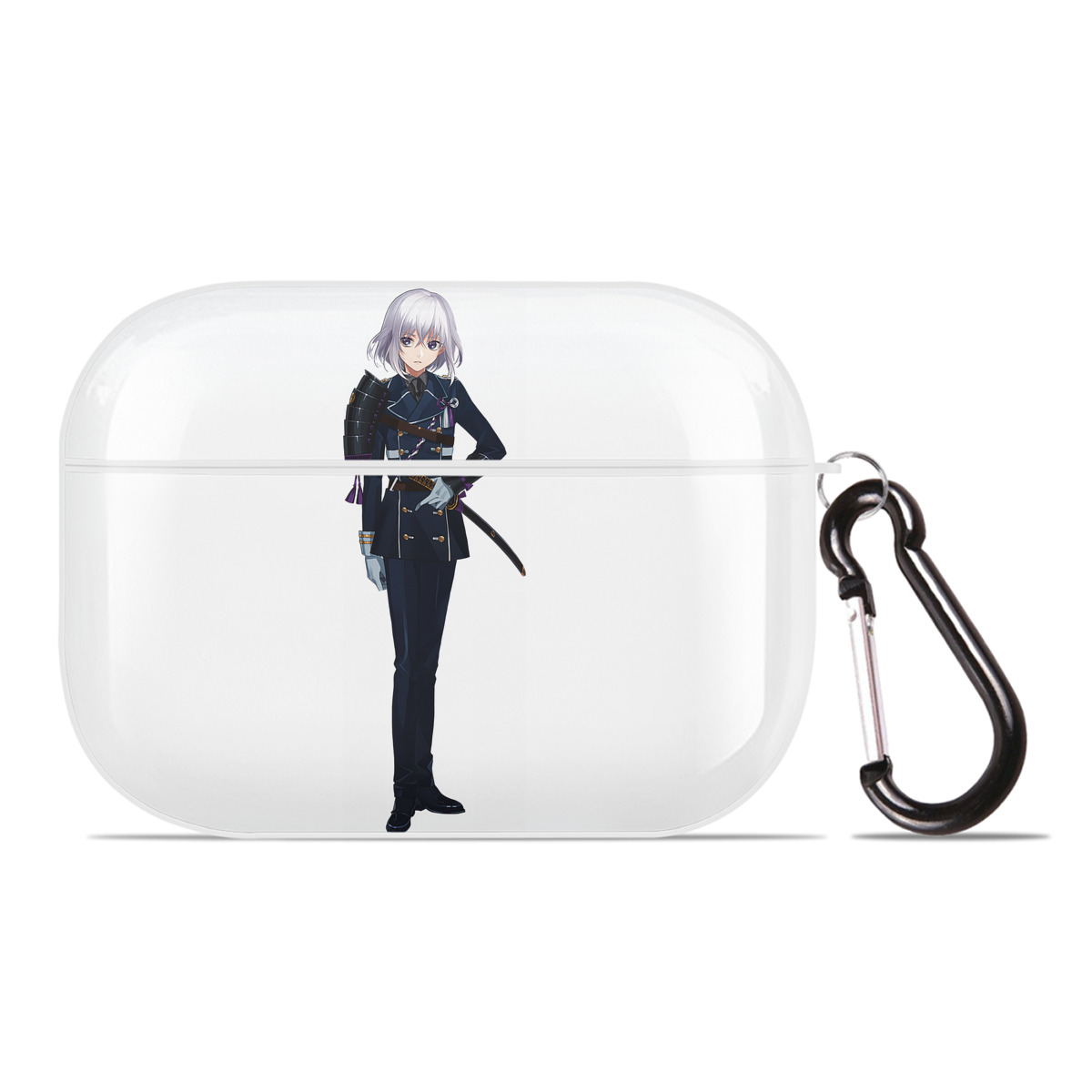 （画像用） 刀剣乱舞 Touken Ranbu 【AirPods Pro用】ハードシェル保護ケース 耐衝撃・防指紋・カラビナ付き商品仕様