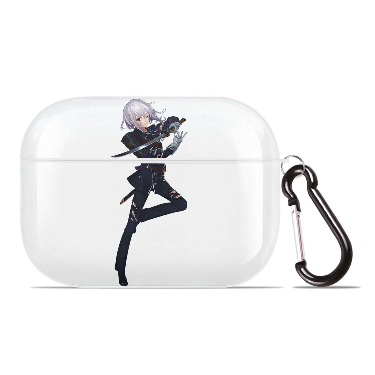（画像用） 刀剣乱舞 Touken Ranbu 【AirPods Pro用】ハードシェル保護ケース 耐衝撃・防指紋・カラビナ付き商品仕様