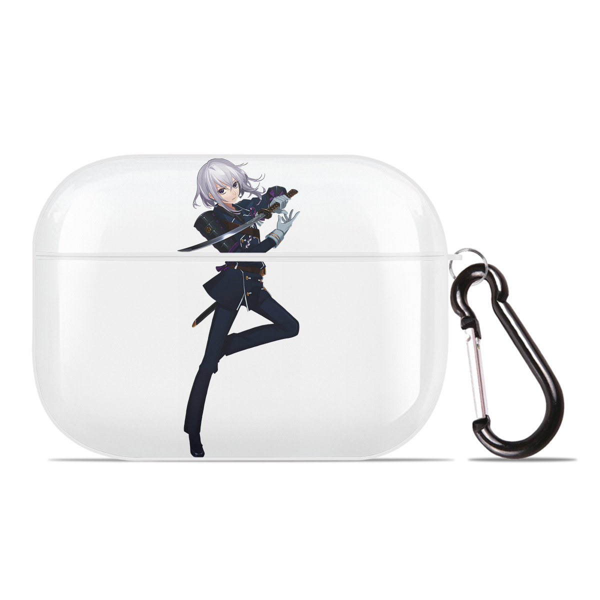 （画像用） 刀剣乱舞 Touken Ranbu 【AirPods Pro用】ハードシェル保護ケース 耐衝撃・防指紋・カラビナ付き商品仕様