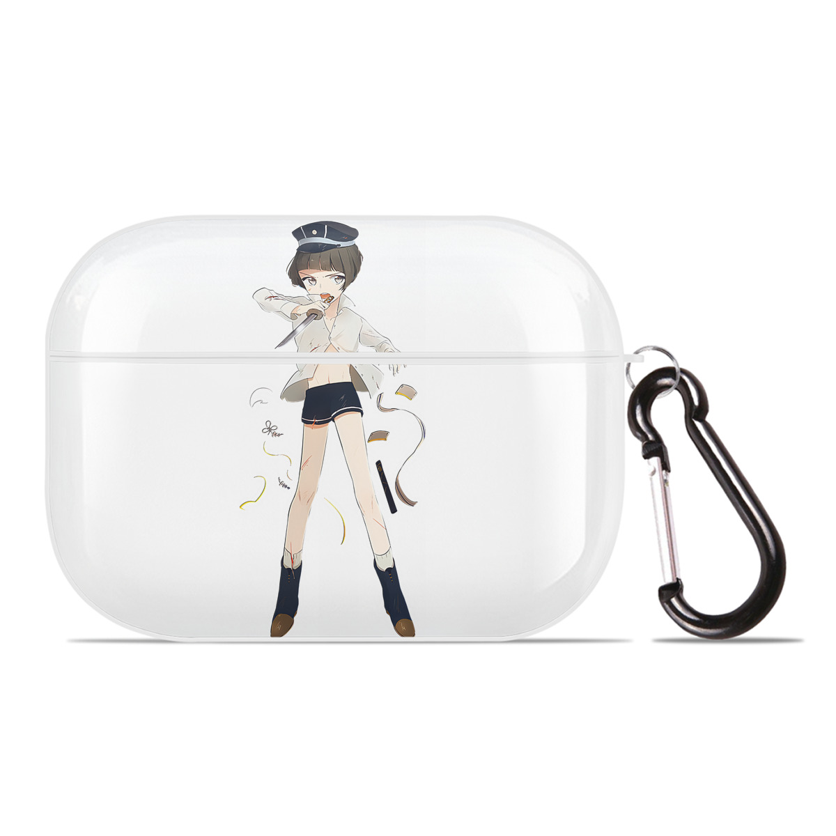 （画像用） 刀剣乱舞 Touken Ranbu 【AirPods Pro用】ハードシェル保護ケース 耐衝撃・防指紋・カラビナ付き商品仕様