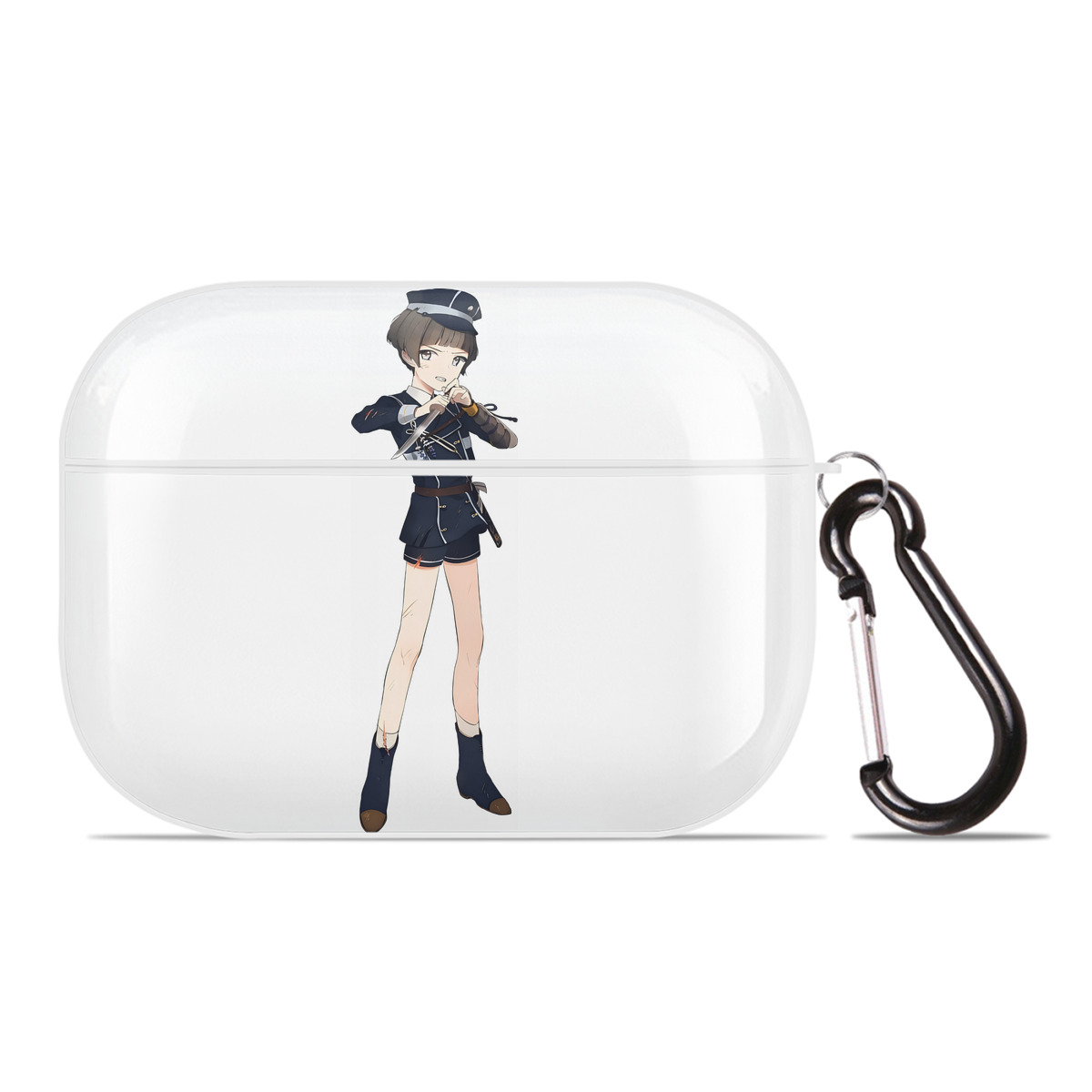 （画像用） 刀剣乱舞 Touken Ranbu 【AirPods Pro用】ハードシェル保護ケース 耐衝撃・防指紋・カラビナ付き商品仕様