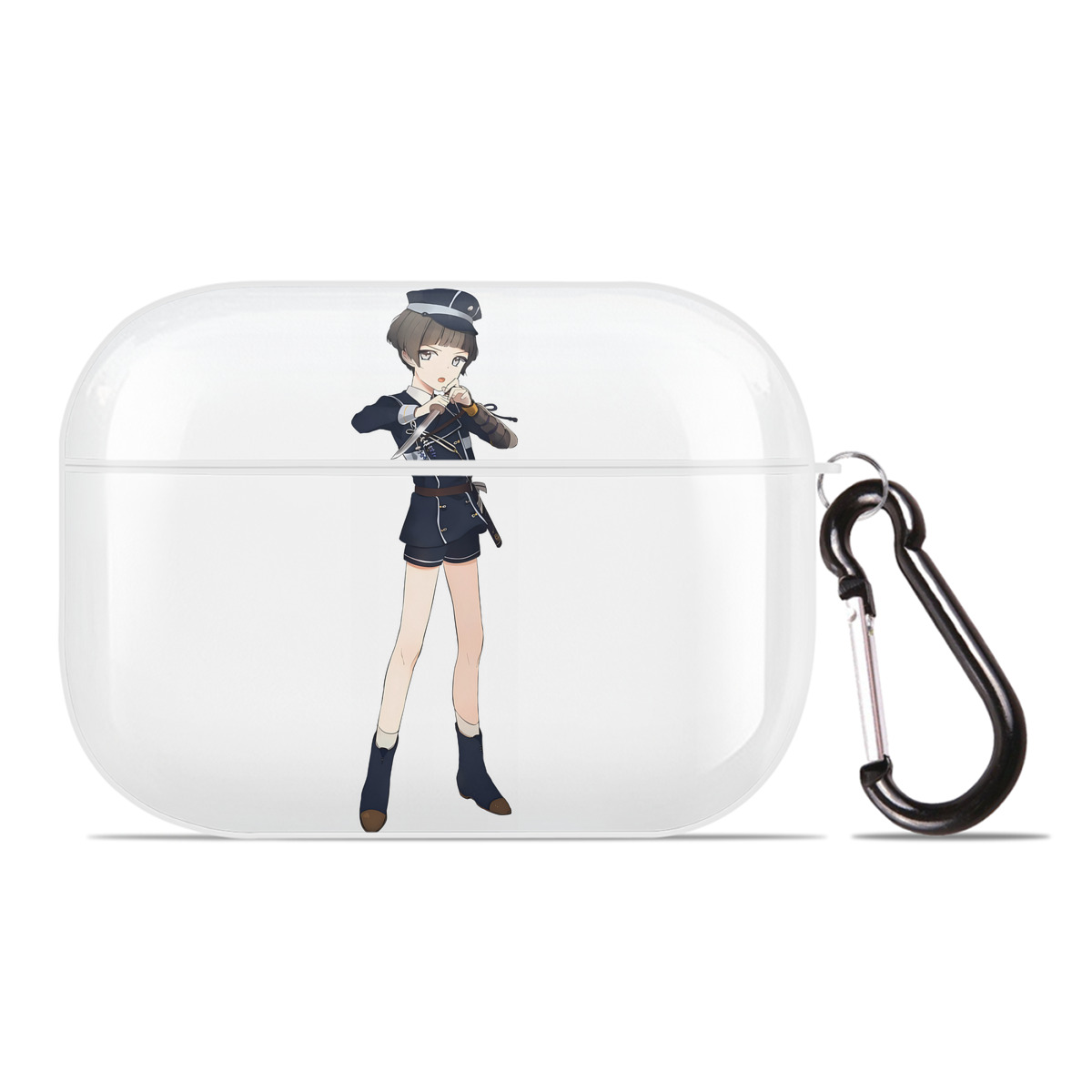 （画像用） 刀剣乱舞 Touken Ranbu 【AirPods Pro用】ハードシェル保護ケース 耐衝撃・防指紋・カラビナ付き商品仕様