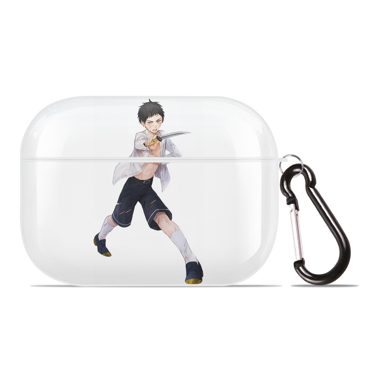（画像用） 刀剣乱舞 Touken Ranbu 【AirPods Pro用】ハードシェル保護ケース 耐衝撃・防指紋・カラビナ付き商品仕様