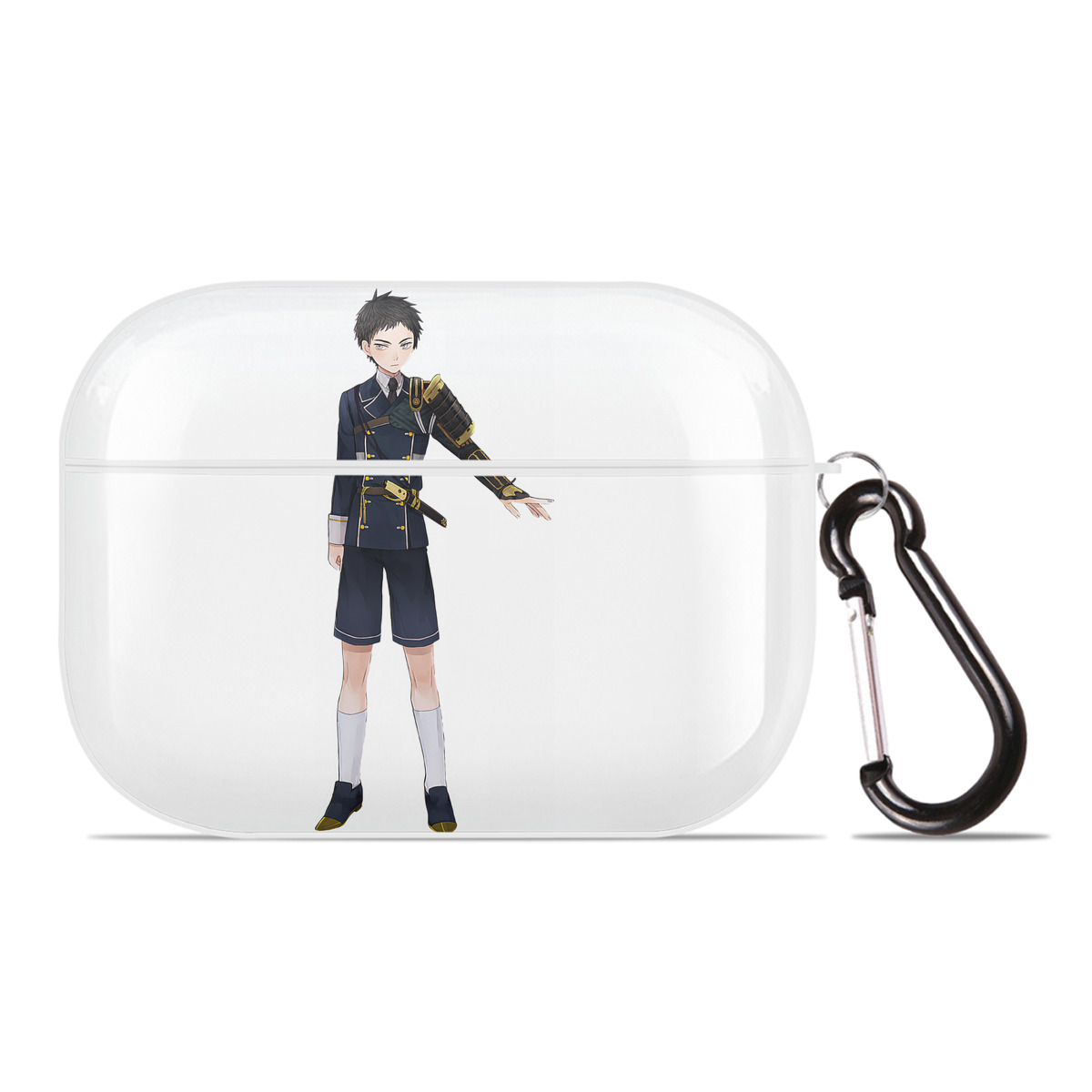 （画像用） 刀剣乱舞 Touken Ranbu 【AirPods Pro用】ハードシェル保護ケース 耐衝撃・防指紋・カラビナ付き商品仕様