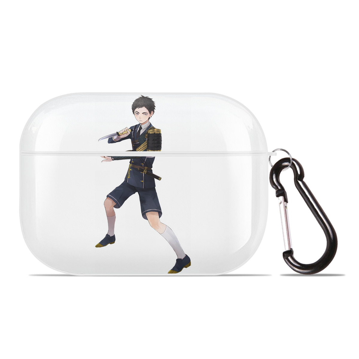 （画像用） 刀剣乱舞 Touken Ranbu 【AirPods Pro用】ハードシェル保護ケース 耐衝撃・防指紋・カラビナ付き商品仕様