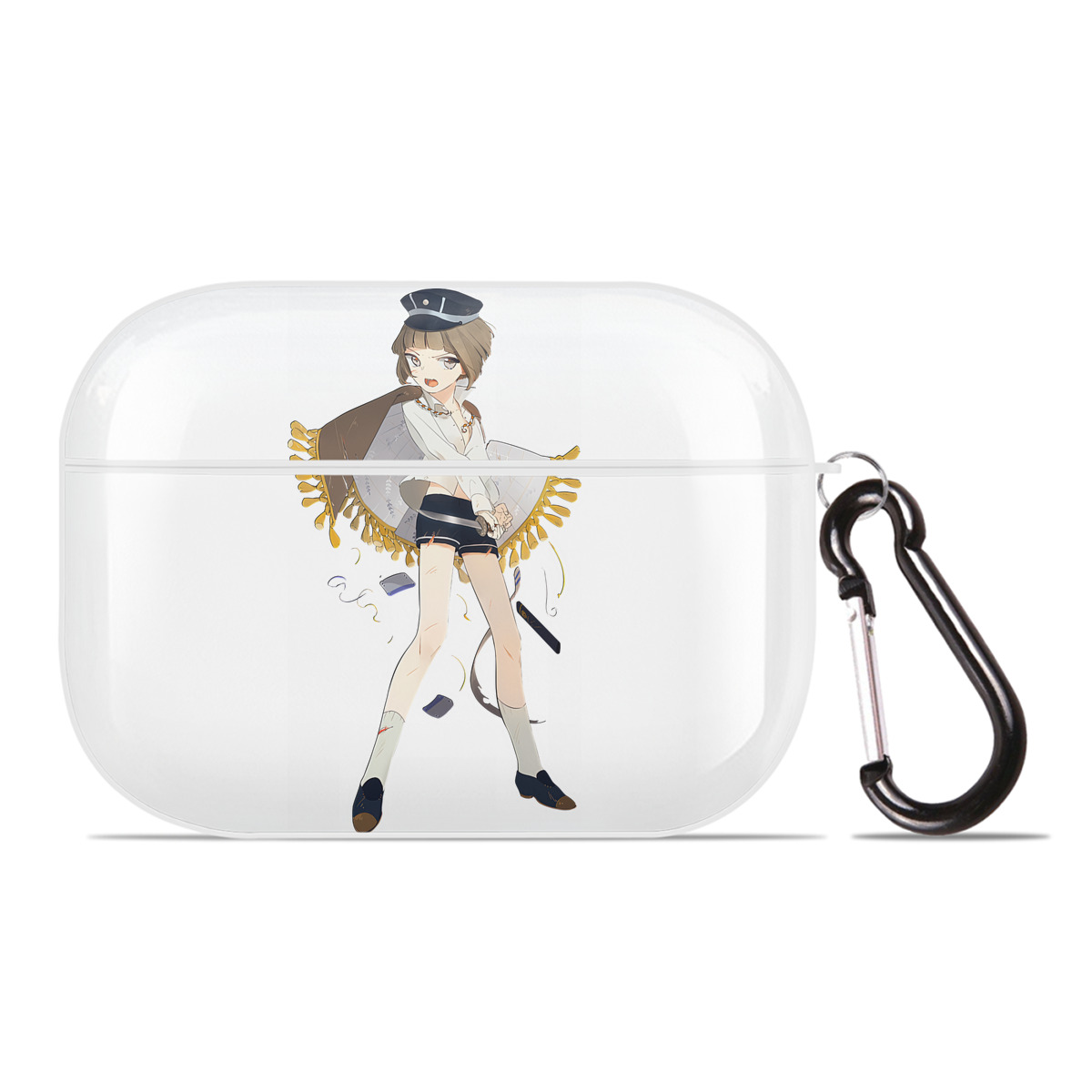 （画像用） 刀剣乱舞 Touken Ranbu 【AirPods Pro用】ハードシェル保護ケース 耐衝撃・防指紋・カラビナ付き商品仕様