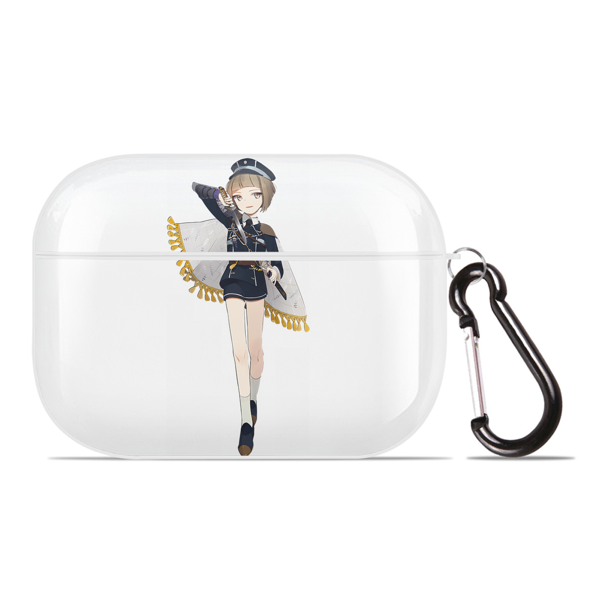 （画像用） 刀剣乱舞 Touken Ranbu 【AirPods Pro用】ハードシェル保護ケース 耐衝撃・防指紋・カラビナ付き商品仕様