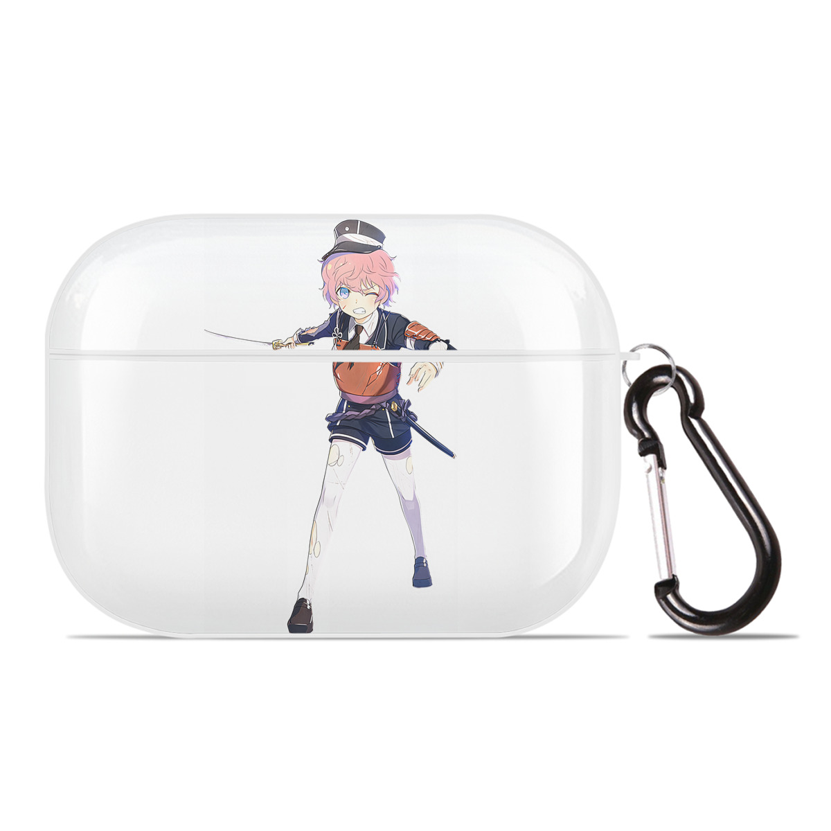 （画像用） 刀剣乱舞 Touken Ranbu 【AirPods Pro用】ハードシェル保護ケース 耐衝撃・防指紋・カラビナ付き商品仕様