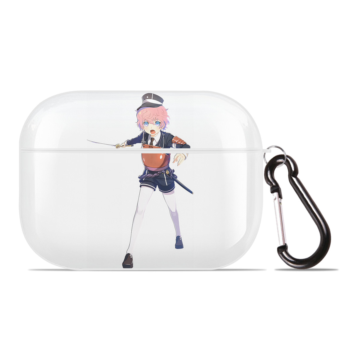 （画像用） 刀剣乱舞 Touken Ranbu 【AirPods Pro用】ハードシェル保護ケース 耐衝撃・防指紋・カラビナ付き商品仕様