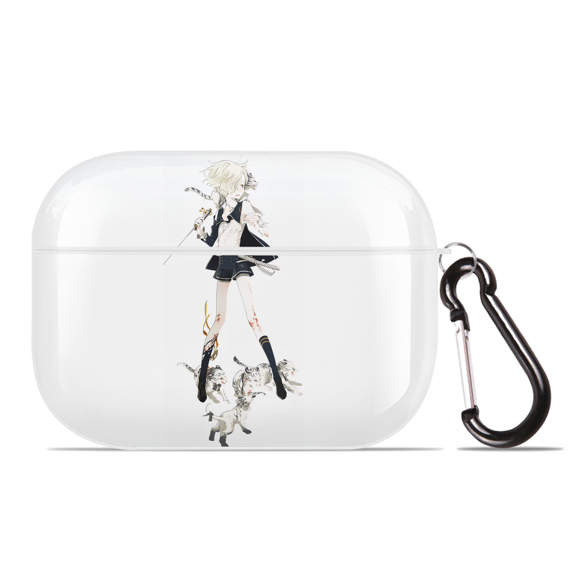 （画像用） 刀剣乱舞 Touken Ranbu 【AirPods Pro用】ハードシェル保護ケース 耐衝撃・防指紋・カラビナ付き商品仕様