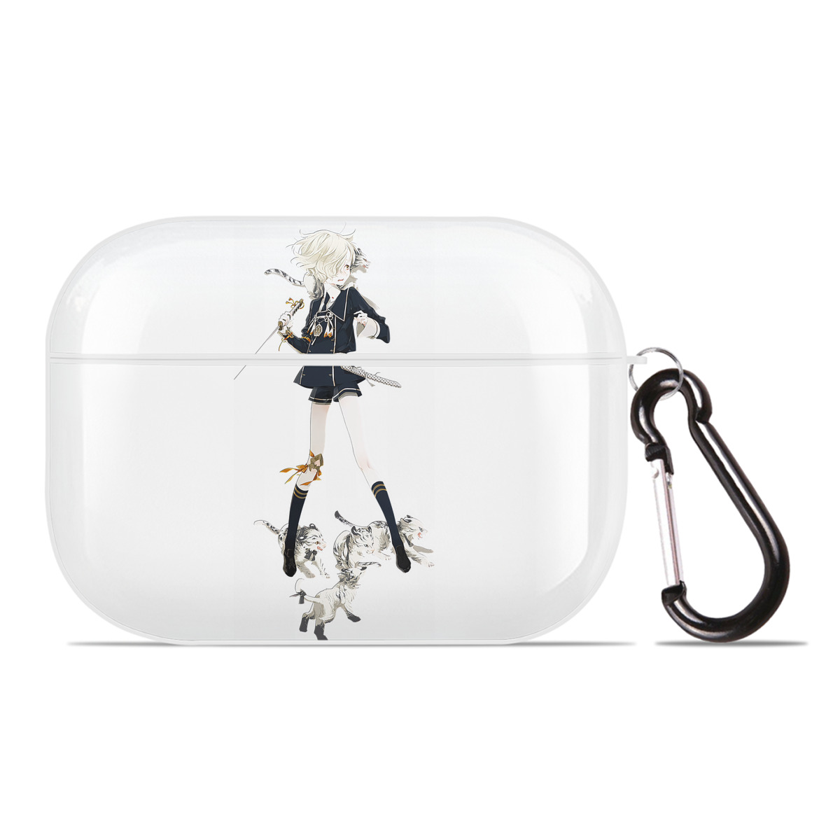 （画像用） 刀剣乱舞 Touken Ranbu 【AirPods Pro用】ハードシェル保護ケース 耐衝撃・防指紋・カラビナ付き商品仕様