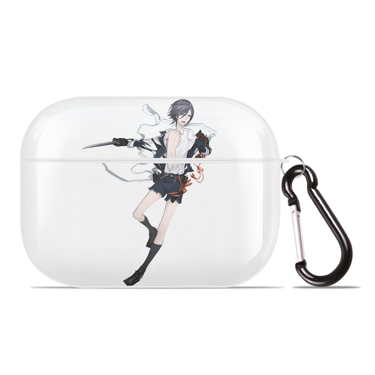 （画像用） 刀剣乱舞 Touken Ranbu 【AirPods Pro用】ハードシェル保護ケース 耐衝撃・防指紋・カラビナ付き商品仕様
