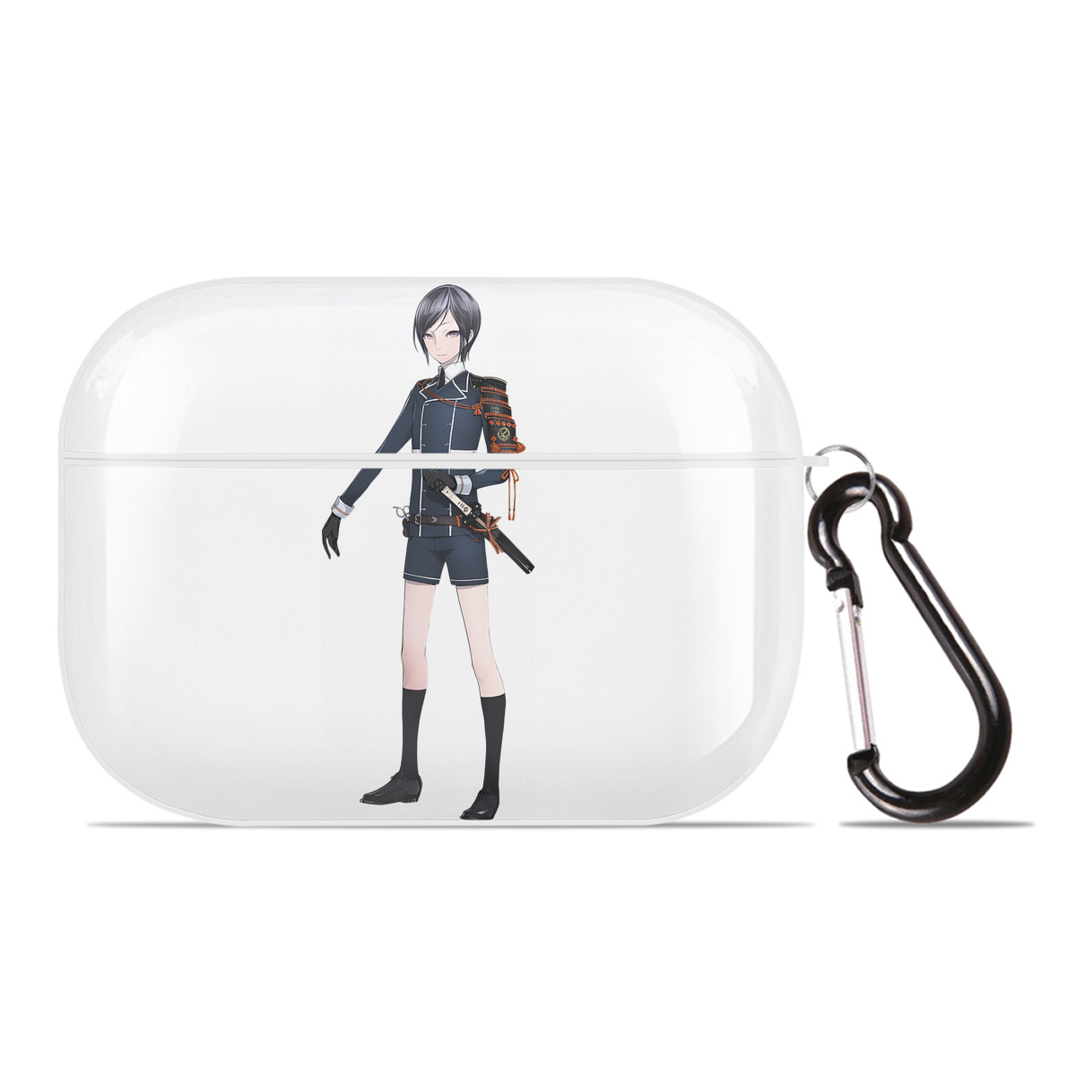 （画像用） 刀剣乱舞 Touken Ranbu 【AirPods Pro用】ハードシェル保護ケース 耐衝撃・防指紋・カラビナ付き商品仕様