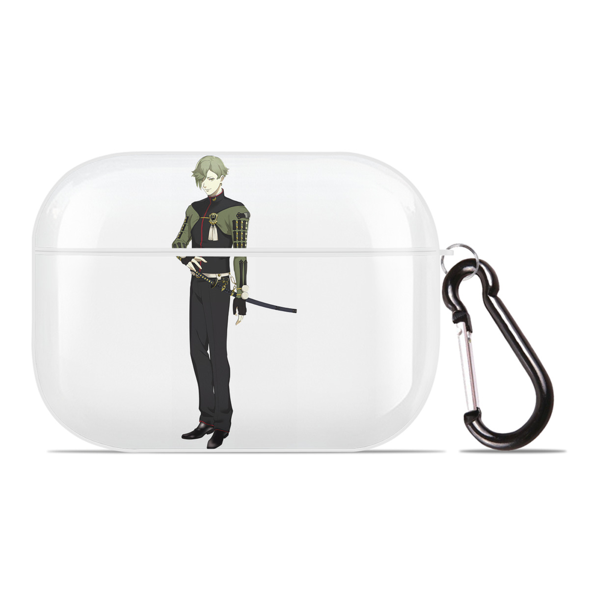 （画像用） 刀剣乱舞 Touken Ranbu 【AirPods Pro用】ハードシェル保護ケース 耐衝撃・防指紋・カラビナ付き商品仕様