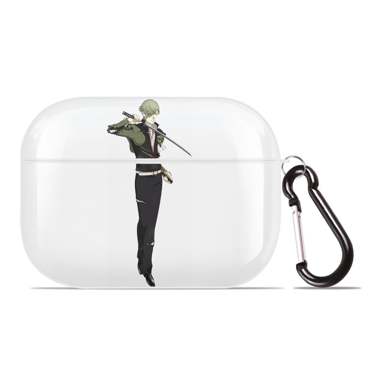 （画像用） 刀剣乱舞 Touken Ranbu 【AirPods Pro用】ハードシェル保護ケース 耐衝撃・防指紋・カラビナ付き商品仕様