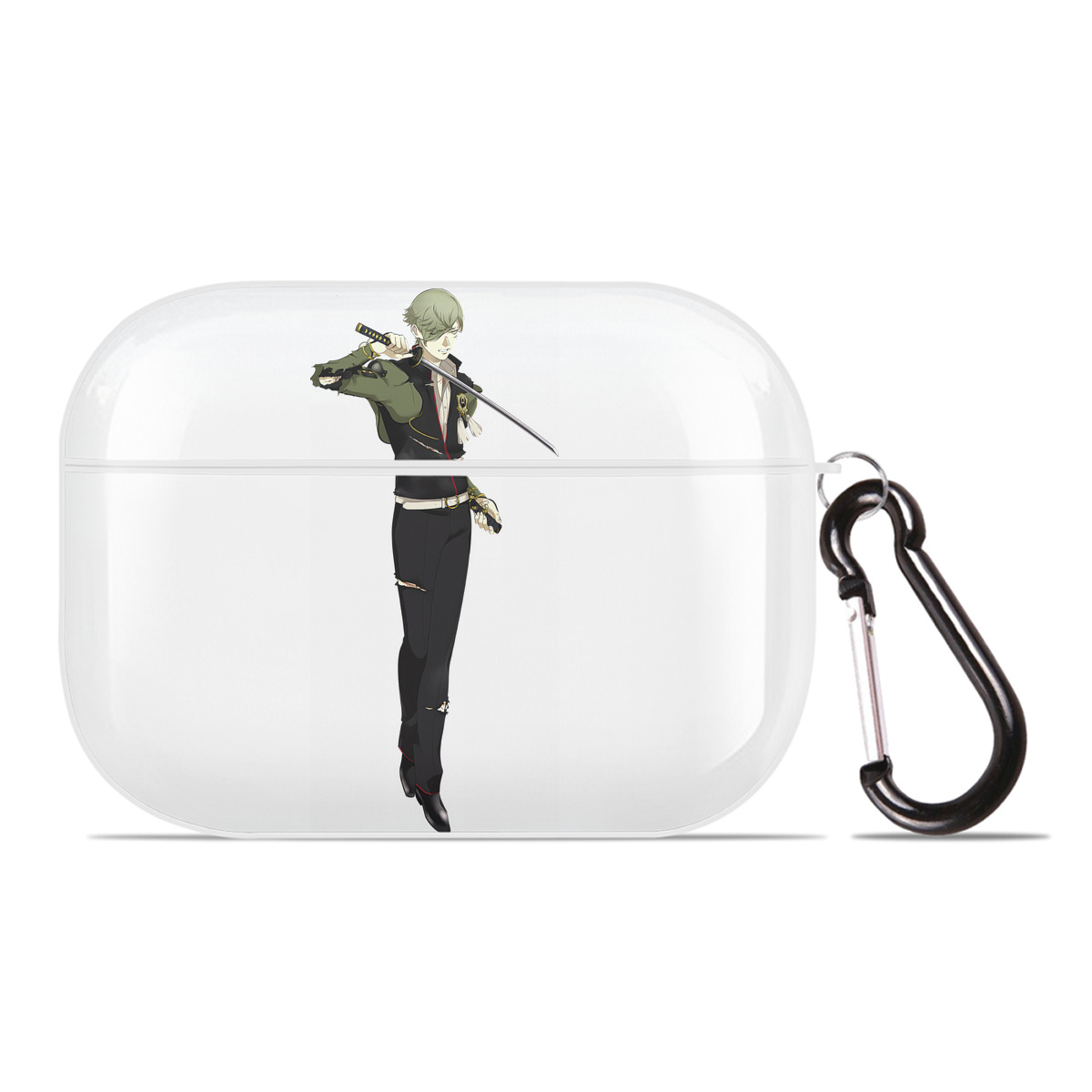 （画像用） 刀剣乱舞 Touken Ranbu 【AirPods Pro用】ハードシェル保護ケース 耐衝撃・防指紋・カラビナ付き商品仕様