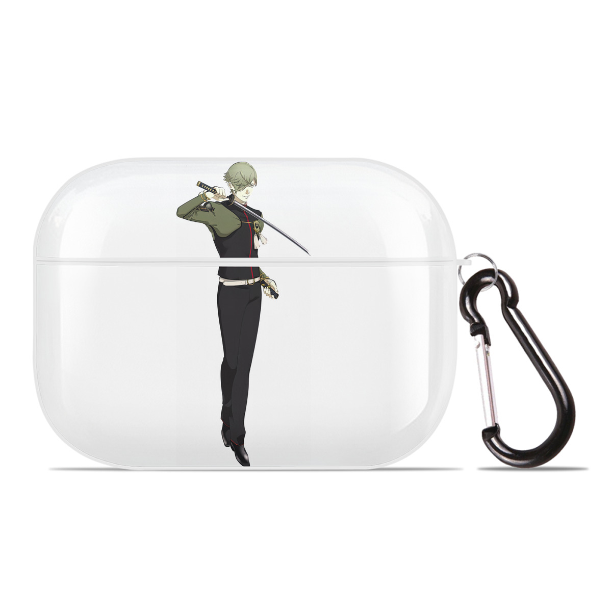 （画像用） 刀剣乱舞 Touken Ranbu 【AirPods Pro用】ハードシェル保護ケース 耐衝撃・防指紋・カラビナ付き商品仕様