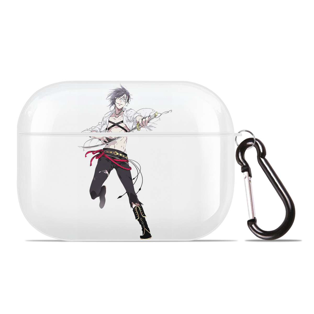 （画像用） 刀剣乱舞 Touken Ranbu 【AirPods Pro用】ハードシェル保護ケース 耐衝撃・防指紋・カラビナ付き商品仕様