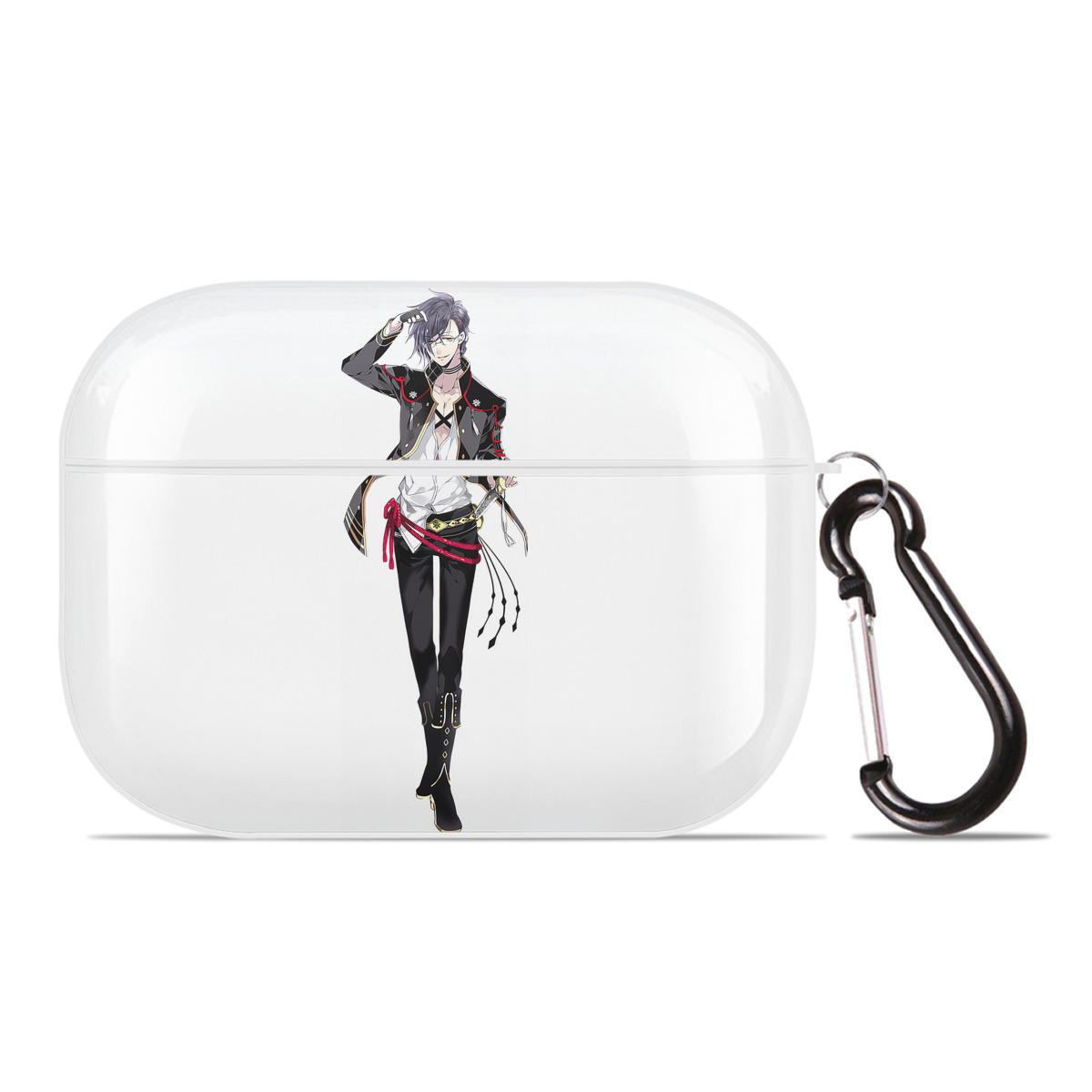 （画像用） 刀剣乱舞 Touken Ranbu 【AirPods Pro用】ハードシェル保護ケース 耐衝撃・防指紋・カラビナ付き商品仕様
