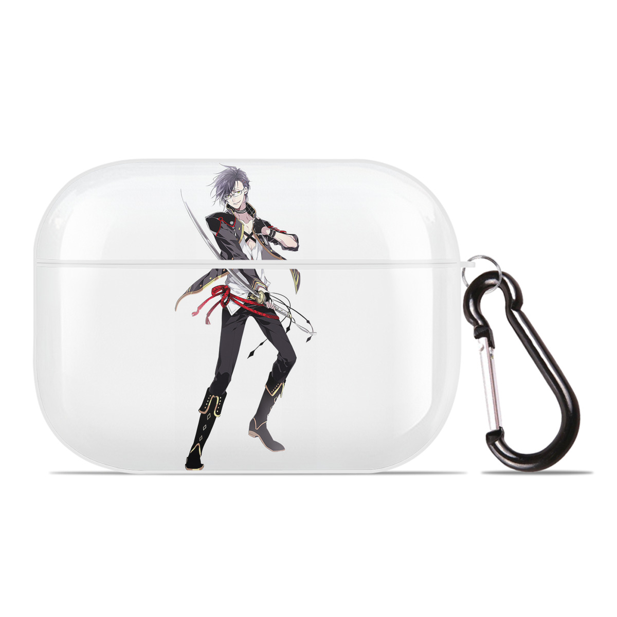 （画像用） 刀剣乱舞 Touken Ranbu 【AirPods Pro用】ハードシェル保護ケース 耐衝撃・防指紋・カラビナ付き商品仕様