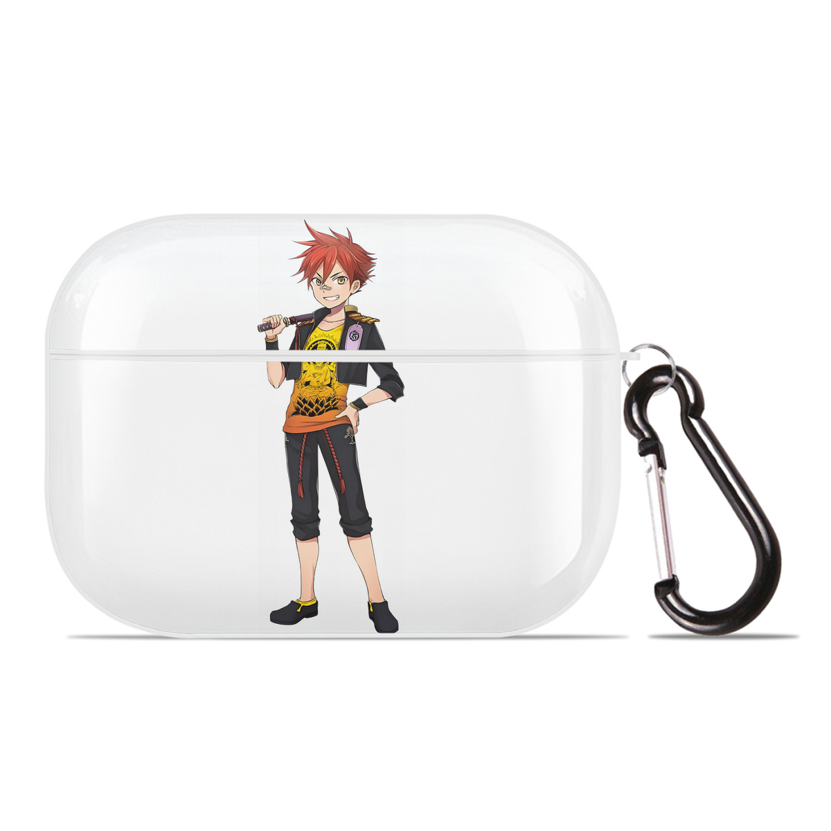 （画像用） 刀剣乱舞 Touken Ranbu 【AirPods Pro用】ハードシェル保護ケース 耐衝撃・防指紋・カラビナ付き商品仕様