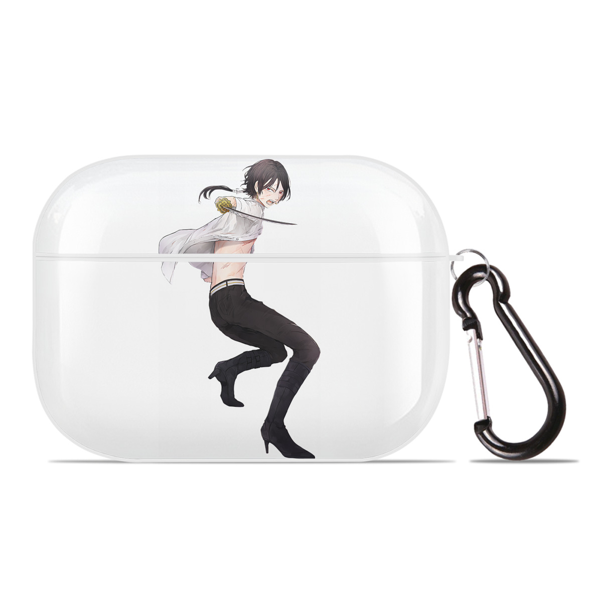 （画像用） 刀剣乱舞 Touken Ranbu 【AirPods Pro用】ハードシェル保護ケース 耐衝撃・防指紋・カラビナ付き商品仕様